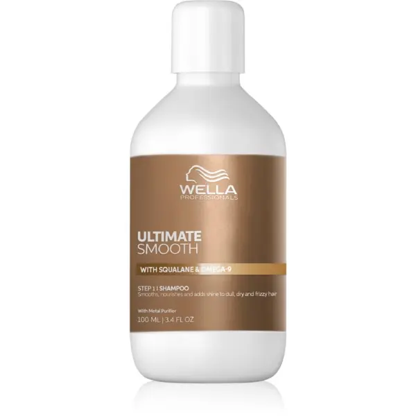 Wella Professionals Wella Professionals Ultimate Smooth Shampoo интензивен подхранващ шампоан за блясък и мекота на косата 100 мл.