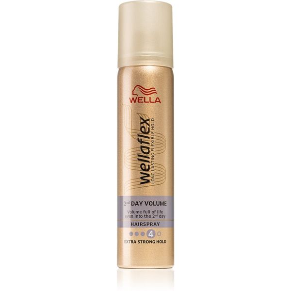 Wella Wella Wellaflex 2nd Day Volume лак за коса със силна фиксация за обем 75 мл.