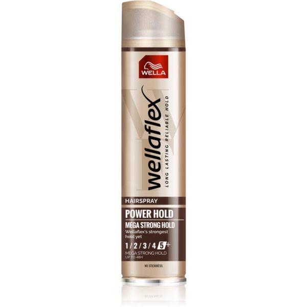 Wella Wella Wellaflex Power Hold Form & Finish лак за коса с екстра силна фиксация за естествена фиксация 250 мл.