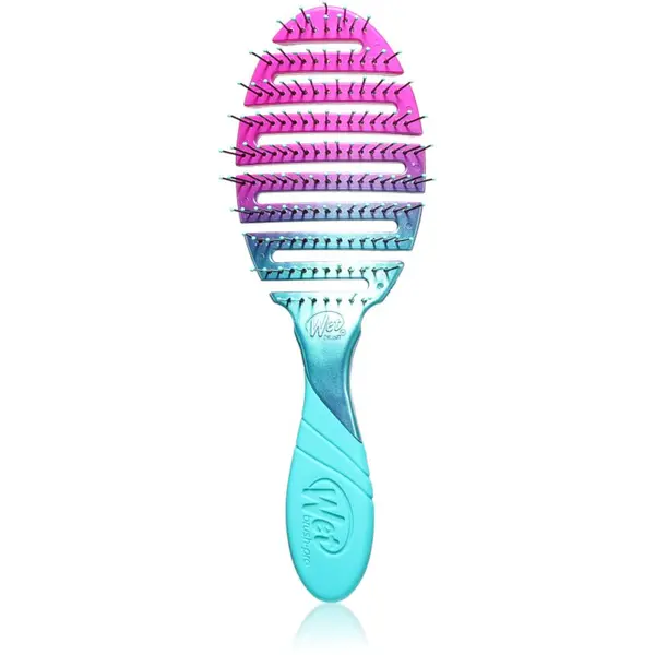 Wet Brush Wet Brush Flex Dry Четка за коса за по-лесно разресване на косата Ombre Teal 1 бр.