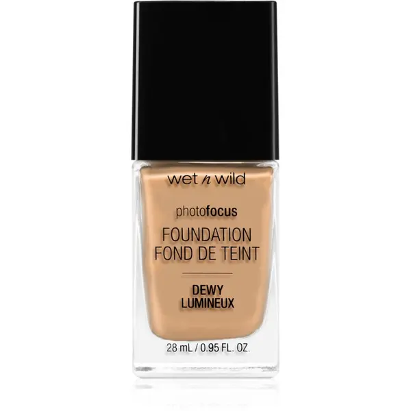 Wet n Wild Wet n Wild PhotoFocus лек хидратиращ фон дьо тен за озаряване на лицето цвят Golden Beige 28 мл.