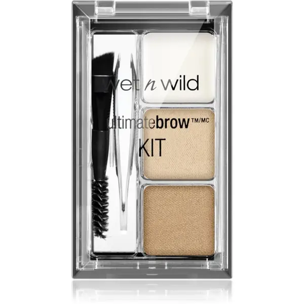 Wet n Wild Wet n Wild Ultimate Brow Kit сет за перфектни вежди цвят Soft brown 2.5 гр.