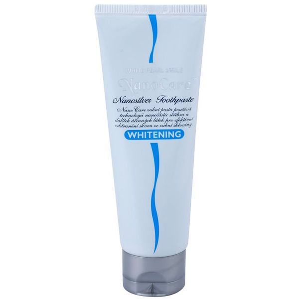 White Pearl White Pearl NanoCare Whitening паста за зъби със сребърни наночастици против петна по зъбния емайл 100 гр.