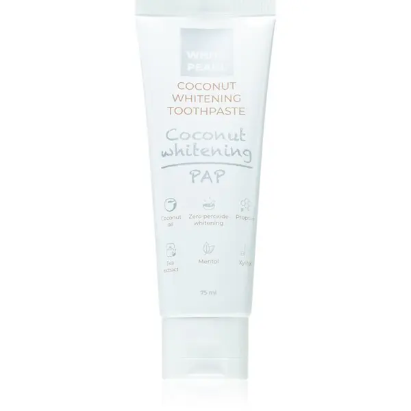White Pearl White Pearl PAP Coconut Whitening избелваща паста за зъби 75 мл.