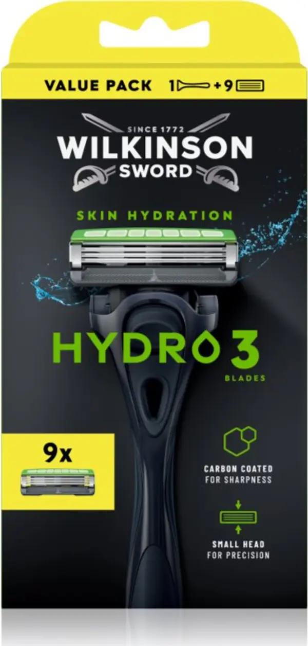 Wilkinson Sword Wilkinson Sword Hydro3 самобръсначка + резервни остриета 8 бр.