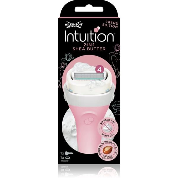 Wilkinson Sword Wilkinson Sword Intuition 2in1 Shea Butter дамски епилатор + резервни глави 1 бр.