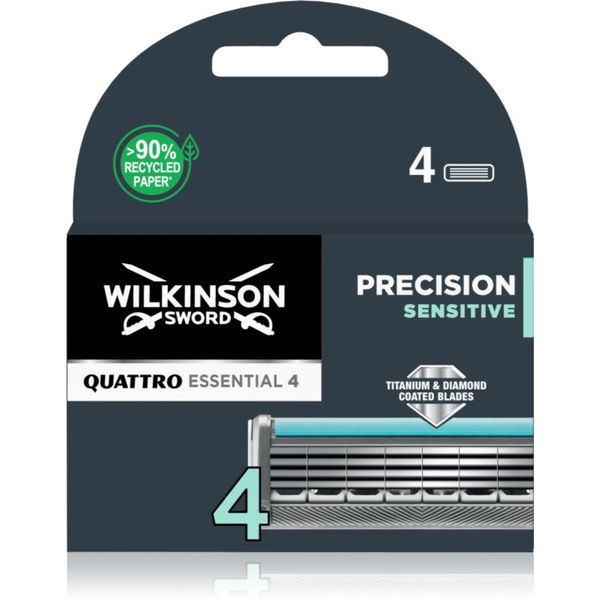 Wilkinson Sword Wilkinson Sword Quattro Essential 4 Precision Sensitive Резервни остриета 4 бр.