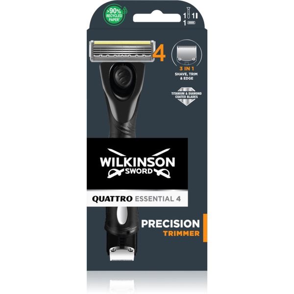 Wilkinson Sword Wilkinson Sword Quattro Precision Trimmer самобръсначка + резервни остриета 1 бр.