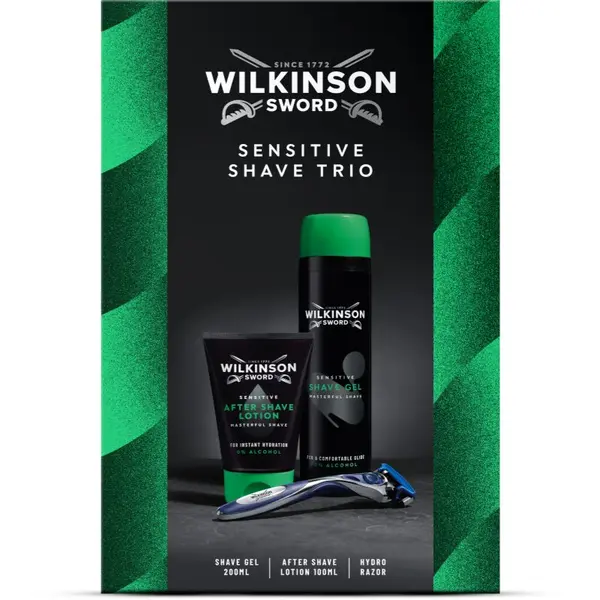 Wilkinson Sword Wilkinson Sword Sensitive Shave Trio подаръчен комплект бръснене