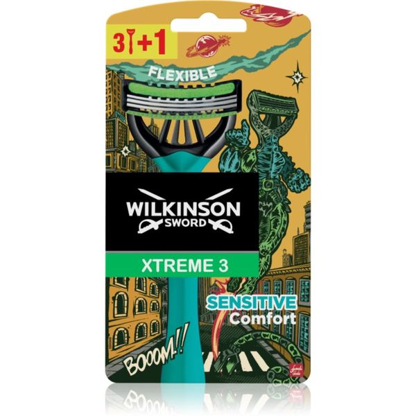 Wilkinson Sword Wilkinson Sword Xtreme 3 Sensitive Comfort (limited edition) самобръсначки за еднократна употреба за мъже 4 бр.