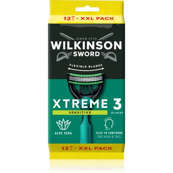 Wilkinson Sword Wilkinson Sword Xtreme 3 Sensitive Comfort самобръсначки за еднократна употреба за мъже 12 бр.