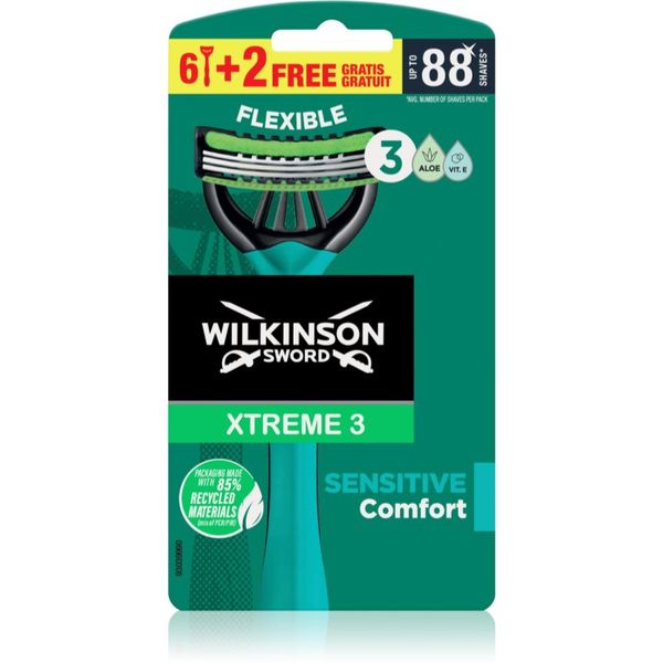 Wilkinson Sword Wilkinson Sword Xtreme 3 Sensitive Comfort самобръсначки за еднократна употреба за мъже 8 бр.