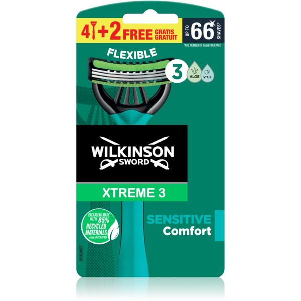 Wilkinson Sword Wilkinson Sword Xtreme 3 Sensitive самобръсначки за еднократна употреба 6 бр.