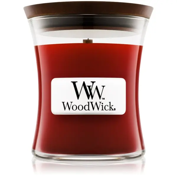 Woodwick Woodwick Cinnamon Chai ароматна свещ с дървен фитил 85 гр.
