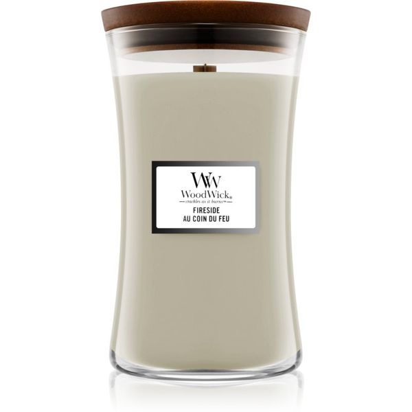 Woodwick Woodwick Fireside Au Coin Du Feu ароматна свещ  с дървен фитил 609.5 гр.