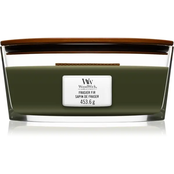Woodwick Woodwick Frasier Fir ароматна свещ с дървен фитил (hearthwick) 453.6 гр.