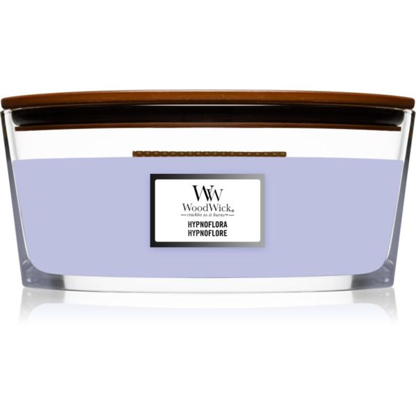 Woodwick Woodwick Hypnoflora ароматна свещ с дървен фитил (hearthwick) 453 гр.