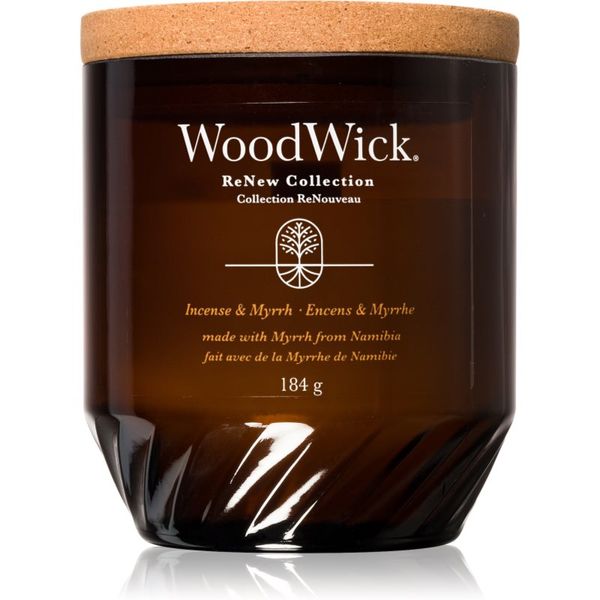 Woodwick Woodwick Incense & Myrrh ароматна свещ 184 гр.