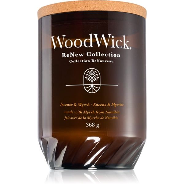 Woodwick Woodwick Incense & Myrrh ароматна свещ 368 гр.