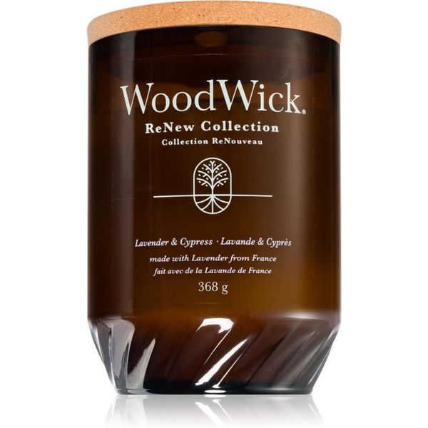 Woodwick Woodwick Lavender & Cypress ароматна свещ 368 гр.