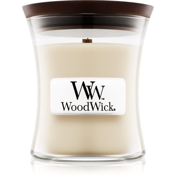 Woodwick Woodwick Linen ароматна свещ с дървен фитил 85 гр.