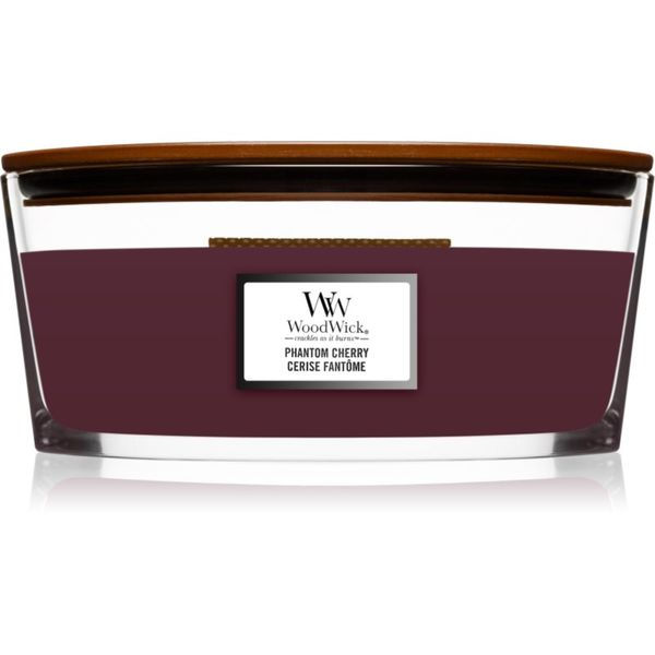 Woodwick Woodwick Phantom Cherry ароматна свещ с дървен фитил (hearthwick) 453 гр.