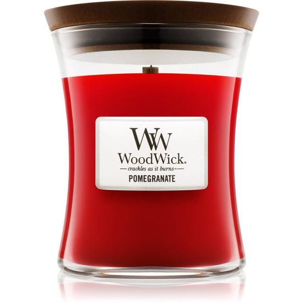 Woodwick Woodwick Pomegranate ароматна свещ с дървен фитил 275 гр.