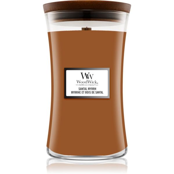 Woodwick Woodwick Santal Myrrh ароматна свещ 610 гр.
