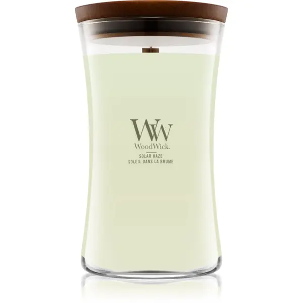 Woodwick Woodwick Solar Haze ароматна свещ с дървен фитил 610 гр.