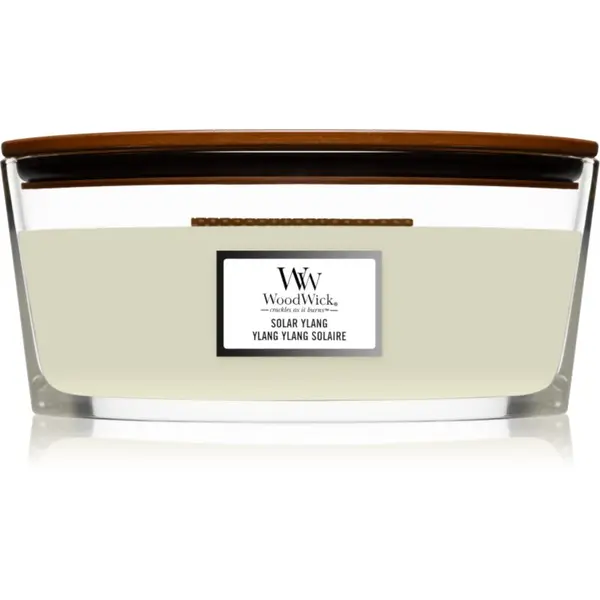 Woodwick Woodwick Solar Ylang ароматна свещ  с дървен фитил (hearthwick) 453.6 гр.