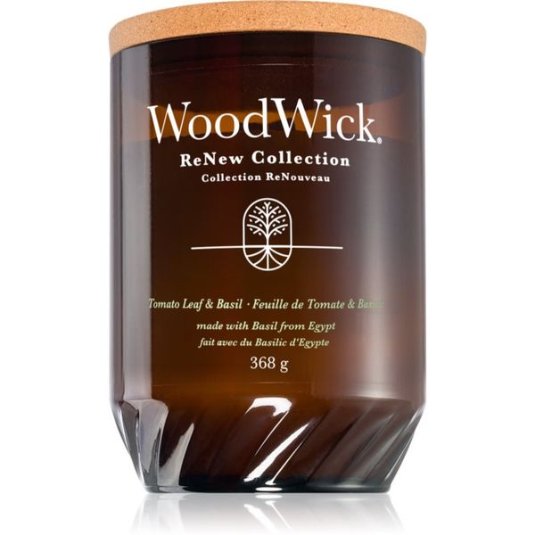 Woodwick Woodwick Tomato Leaf & Basil ароматна свещ 368 гр.