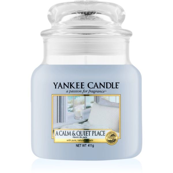 Yankee Candle Yankee Candle A Calm & Quiet Place ароматна свещ Classic голяма 411 гр.