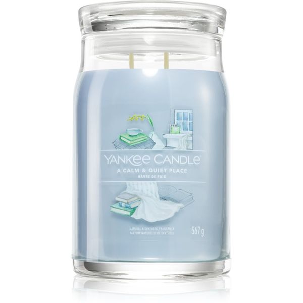 Yankee Candle Yankee Candle A Calm & Quiet Place ароматна свещ Signature 567 гр.