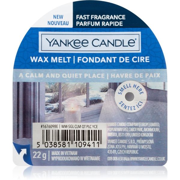 Yankee Candle Yankee Candle A Calm & Quiet Place восък за арома-лампа 22 гр.