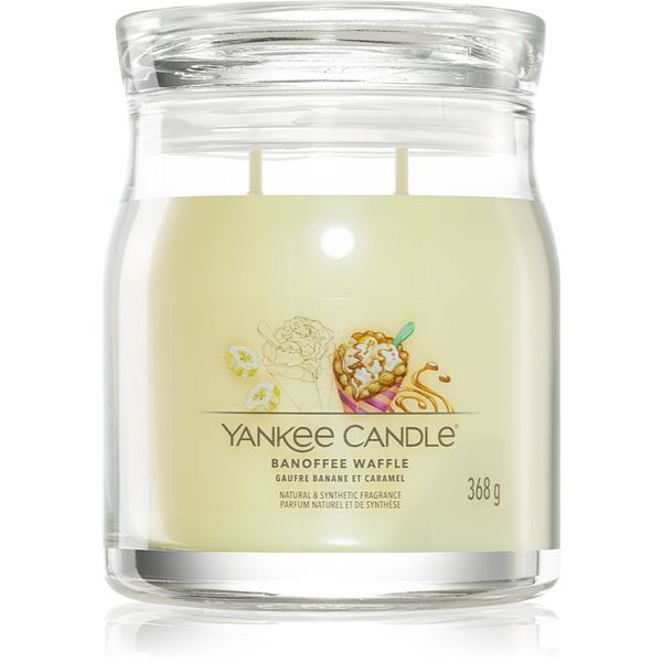 Yankee Candle Yankee Candle Banoffee Waffle ароматна свещ Signature 368 гр.