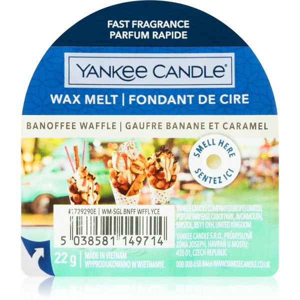 Yankee Candle Yankee Candle Banoffee Waffle восък за арома-лампа 22 гр.