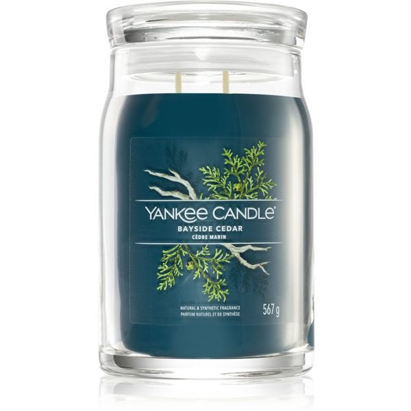 Yankee Candle Yankee Candle Bayside Cedar ароматна свещ I. Signature 567 гр.
