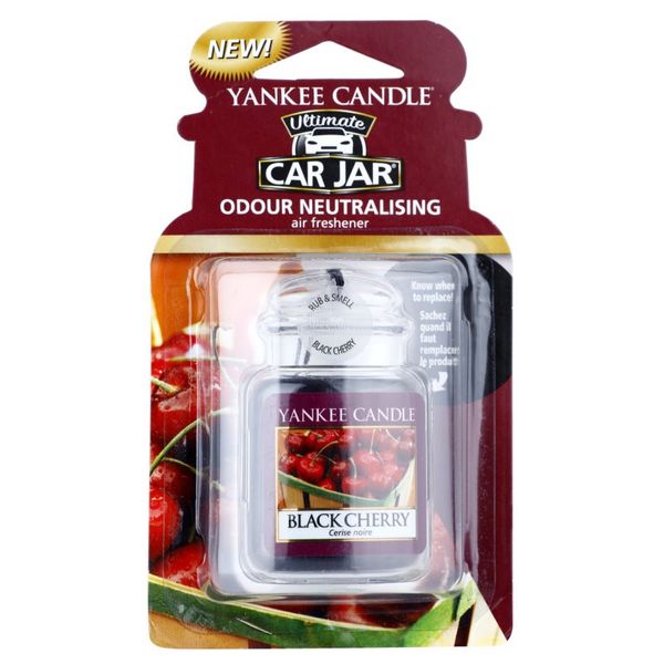 Yankee Candle Yankee Candle Black Cherry aроматизатор за автомобил закачащ се 1 бр.