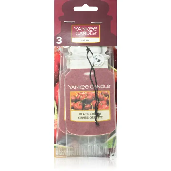 Yankee Candle Yankee Candle Black Cherry ароматизатор за кола I. 3 бр.