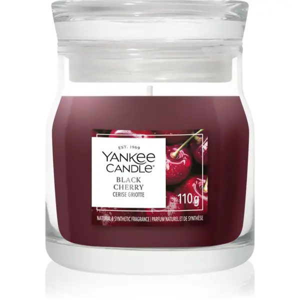 Yankee Candle Yankee Candle Black Cherry ароматна свещ Signature 110 гр.