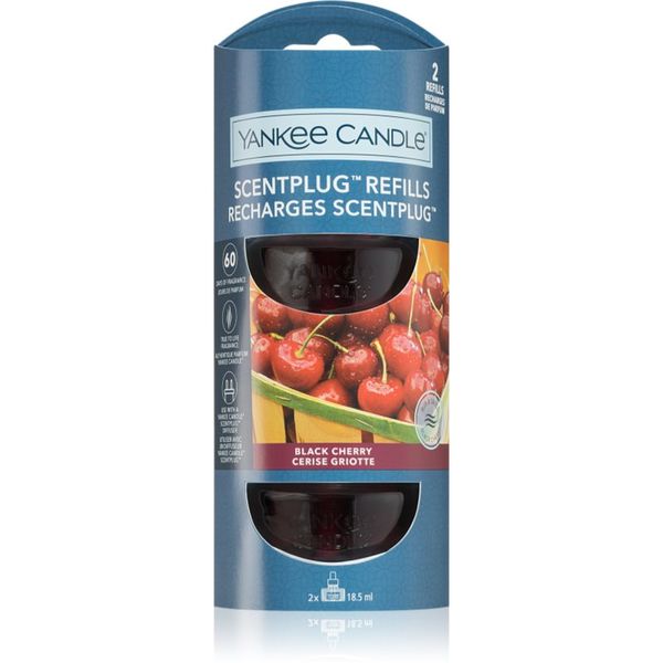 Yankee Candle Yankee Candle Black Cherry пълнител за електрически дифузер 2x18,5 мл.