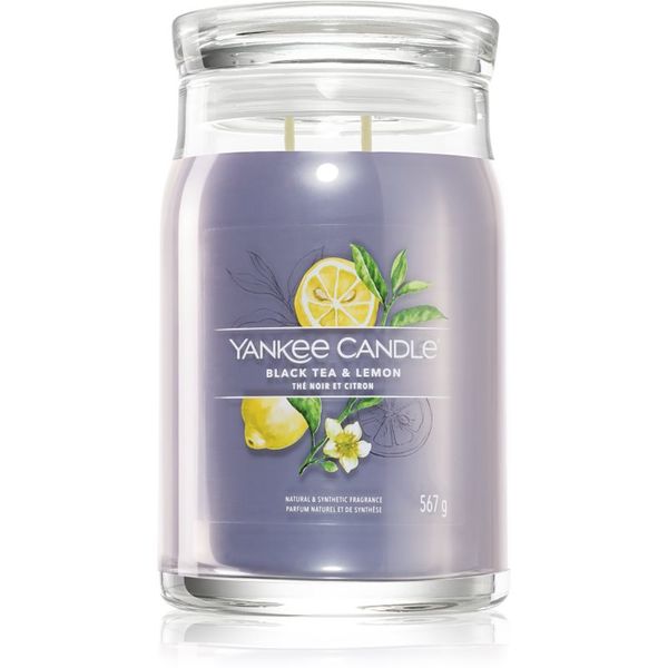 Yankee Candle Yankee Candle Black Tea & Lemon ароматна свещ 567 гр.