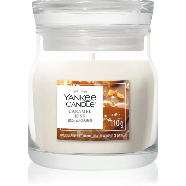Yankee Candle Yankee Candle Caramel Kiss ароматна свещ Signature 110 гр.