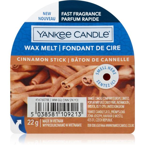Yankee Candle Yankee Candle Cinnamon Stick восък за арома-лампа 22 гр.