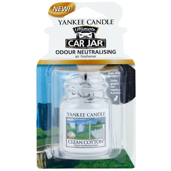 Yankee Candle Yankee Candle Clean Cotton aроматизатор за автомобил закачащ се 1 бр.