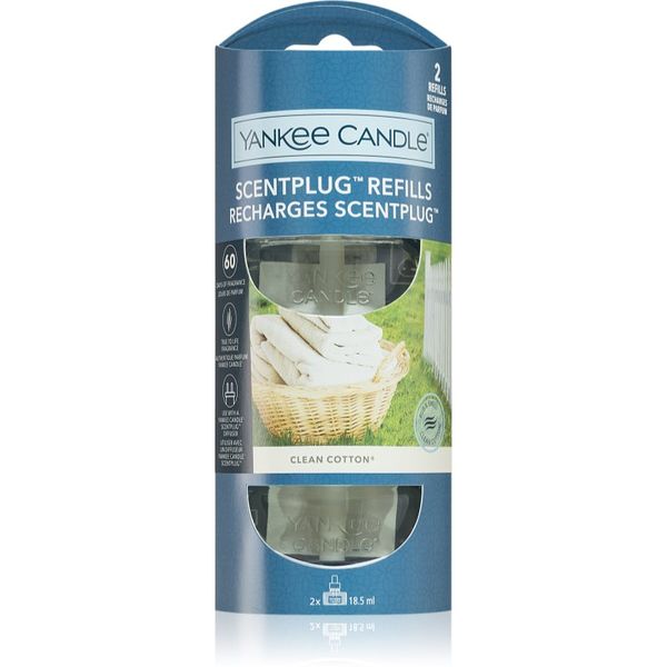Yankee Candle Yankee Candle Clean Cotton пълнител за електрически дифузер 2x18,5 мл.