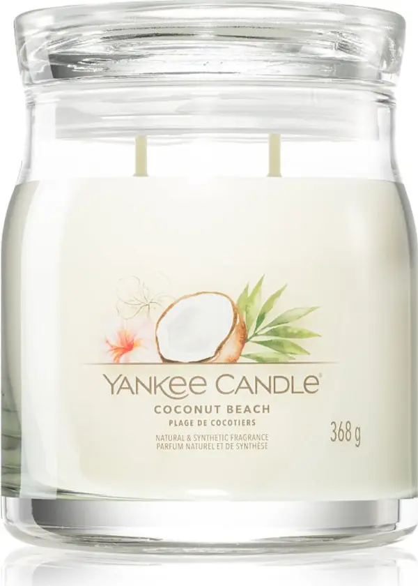Yankee Candle Yankee Candle Coconut Beach ароматна свещ 368 гр.
