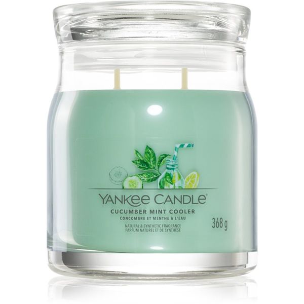 Yankee Candle Yankee Candle Cucumber Mint Cooler ароматна свещ Signature 368 гр.