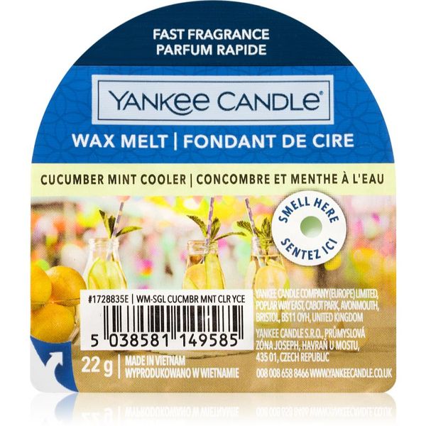 Yankee Candle Yankee Candle Cucumber Mint Cooler восък за арома-лампа 22 гр.