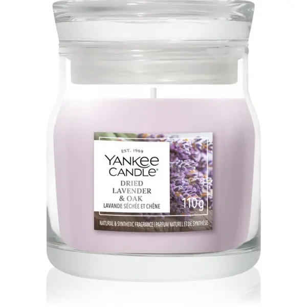 Yankee Candle Yankee Candle Dried Lavender & Oak ароматна свещ Signature 110 гр.